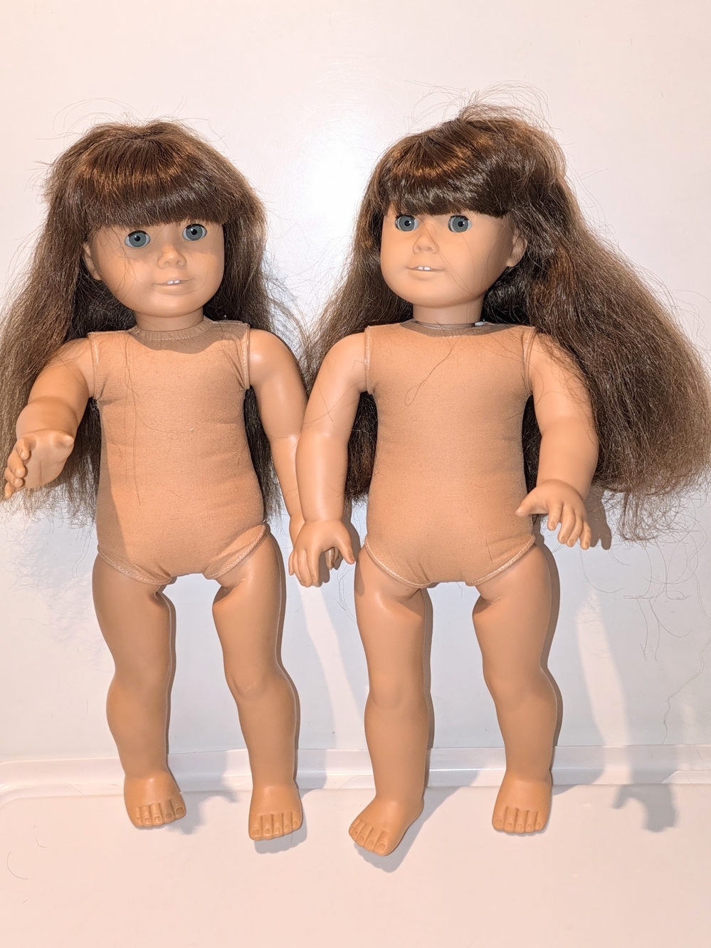 American Girl Pleasant Company Molly Dolls x Two SOLD AS IS
